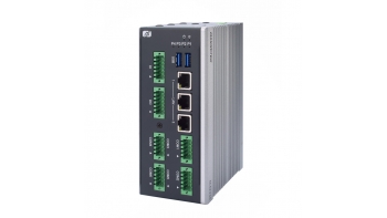 Image for ICO330, DIN-Rail Fanless Embedded System with Intel Atom® x6212RE or x6414RE Processor, 3 2.5GbE LAN, Isolated COM, and Isolated DIO