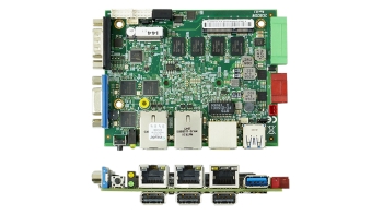 Image for 2I382DW-3 x Intel GbE with 2 x COM (DB9 / Phoenix isolated) compact SBC power by Intel Atom™ Bay-Trail processor