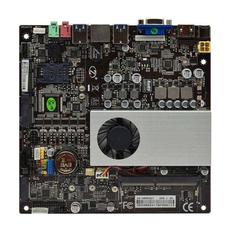 インテル® Celeron® 3865U CPU / プロセッサー搭載 Mini-ITX