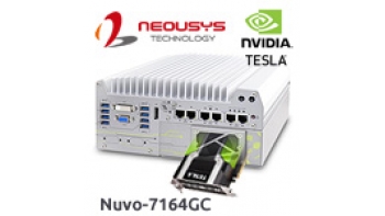 Image for Nuvo-7164GC, Ruggedized Edge AI Inference Platform Supporting NVIDIA Tesla P4/ T4 and Intel® 8th-Gen Core™ Processor