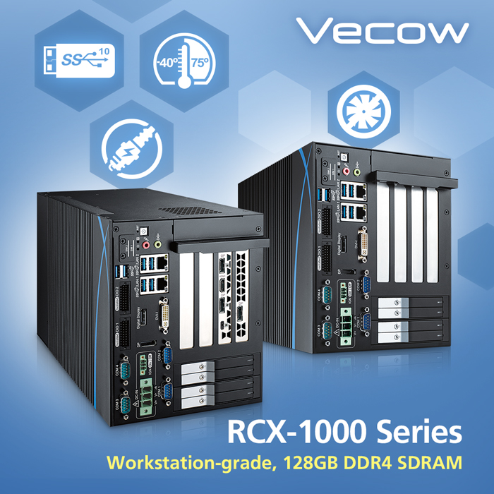 Vecow RCX-1000 Series Workstation-grade 9th/8th Gen Intel® Xeon