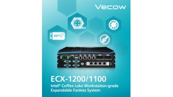 Image for Vecow ECX-1200/1100 Series Workstation-grade 9th/8th Gen Intel® Xeon®/Core™ i7/i5/i3 processor (Coffee Lake) Expandable Fanless Embedded System