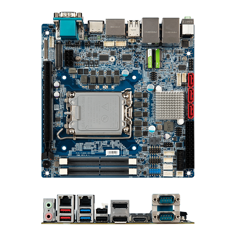 BCM MX610H Mini ITX Motherboard supports 12th Gen Intel 174 Core 174 i9 i7 i5 