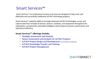 Image for Smart Connect Smart Services™
