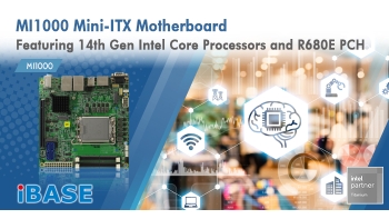 Image for MI1000 Mini-ITX Motherboard Featuring 14th Gen Intel Core Processors and R680E PCH