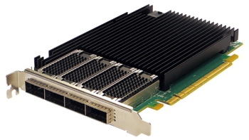 Image for PE31640G4QI71 Server Adapter Quad Port Fiber 40G Ethernet PCI Express Server Adapter Intel® XL710 Based