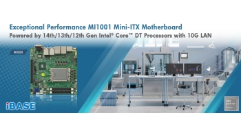 Image for Exceptional Performance MI1001 Mini-ITX Motherboard Powered by 14th/13th/12th Gen Intel Core™ DT Processors